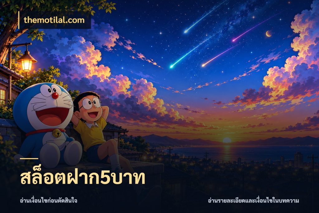 สล็อตฝาก5บาท เงินตั้งต้นกับความสนุกที่คุณกำหนด ในมุม themotilal.com