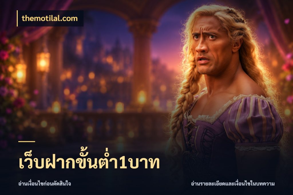 เว็บฝากขั้นต่ำ1บาท มุมสนุกของคนที่กำหนดขอบเขตตัวเอง กับ themotilal.com