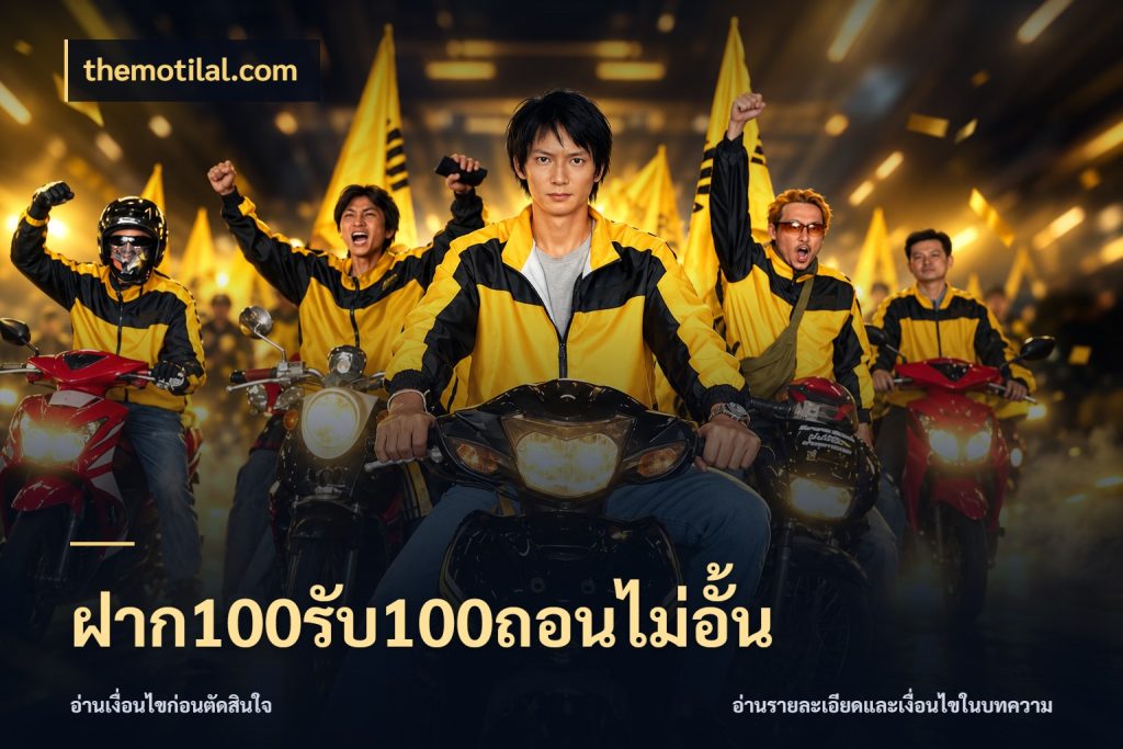 ฝาก100รับ100ถอนไม่อั้น จุดเด่นของเครดิตที่คนชอบเกมอยากรู้ ในมุม themotilal.com