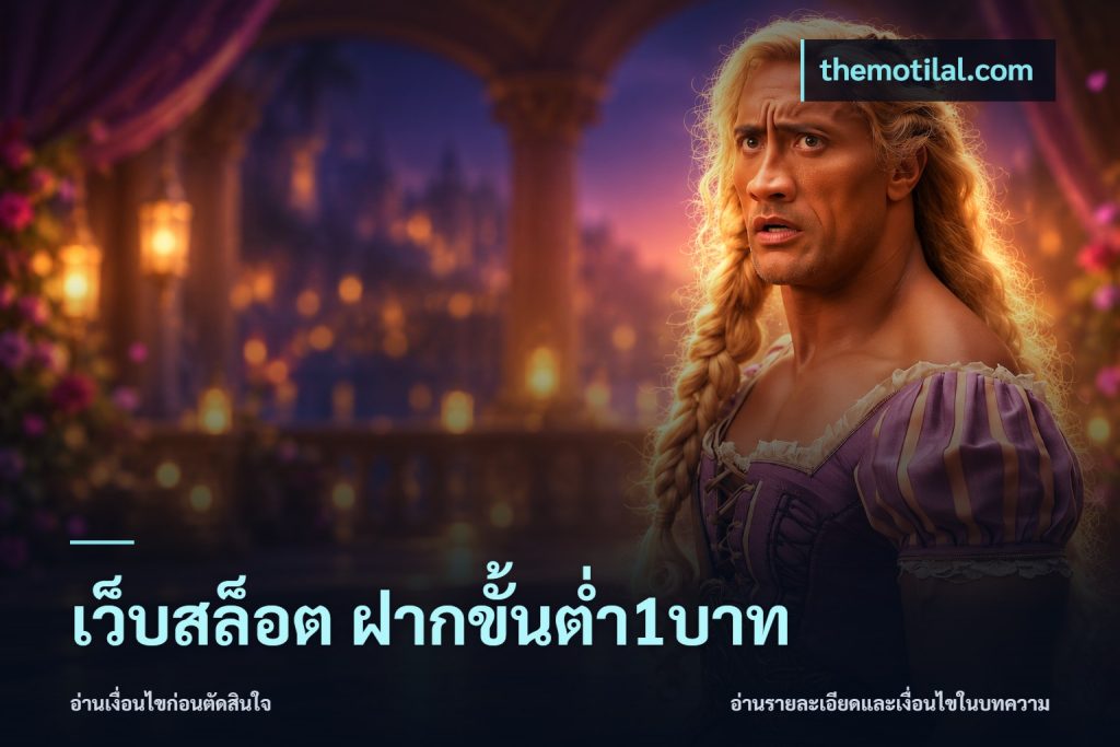 เว็บสล็อต ฝากขั้นต่ำ1บาท