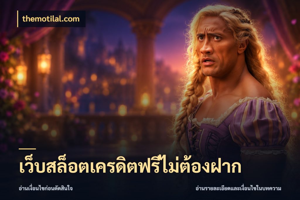 เว็บสล็อตเครดิตฟรีไม่ต้องฝาก เครดิตฟรีในมุมที่สายโบนัสสนใจ กับ themotilal.com